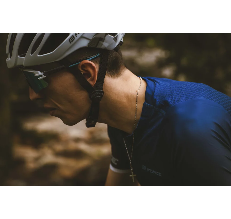 dres FORCE SMOOTH krátký rukáv, modro-černý