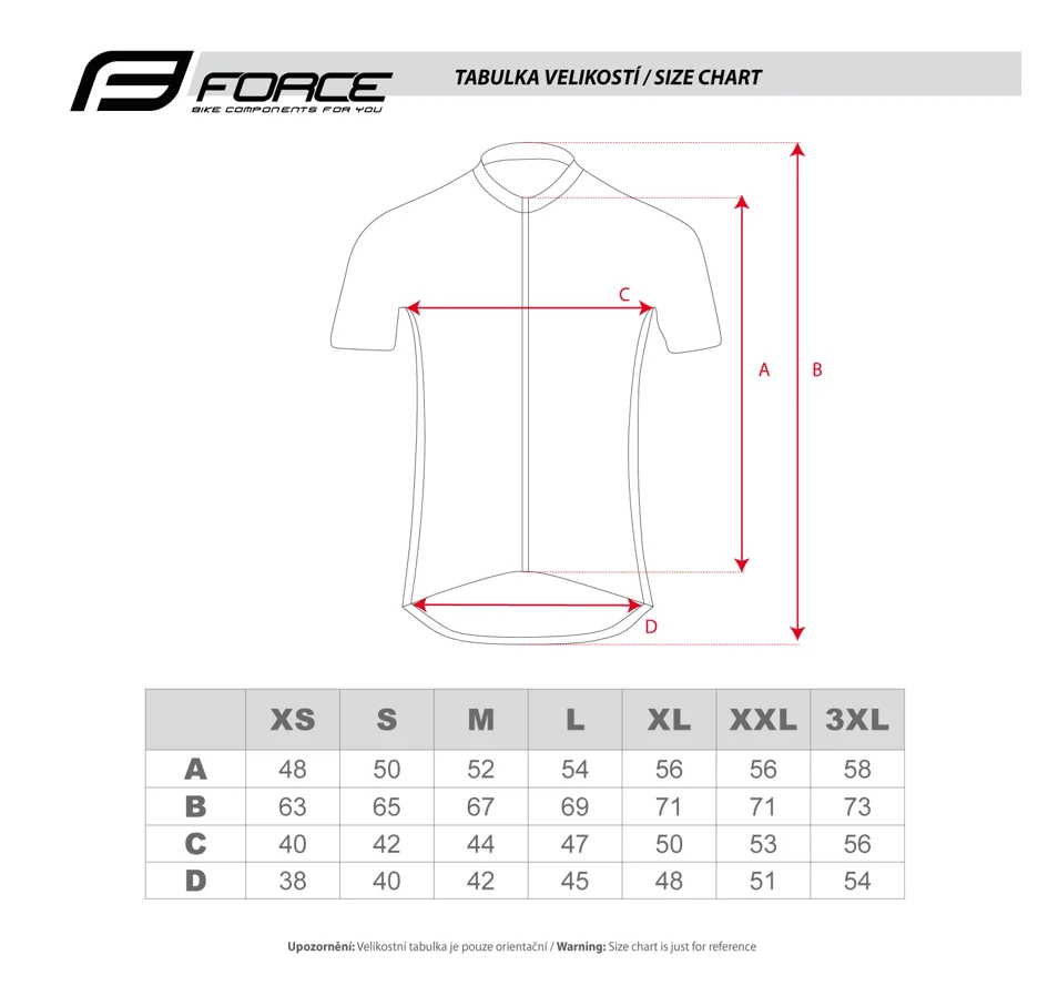 dres FORCE SMOOTH krátký rukáv, modro-černý