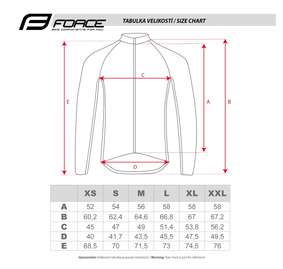 dres FORCE SPIKE dlouhý rukáv, černo-fluo
