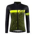 dres FORCE SPRAY LADY dlouhý rukáv, army-fluo