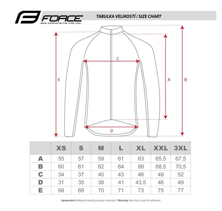dres FORCE SPRAY LADY dlouhý rukáv, bílo-černý