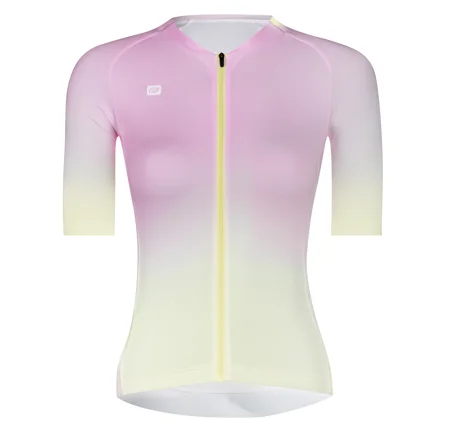 dres FORCE STAIN LADY kr. rukáv, žluto-růžový