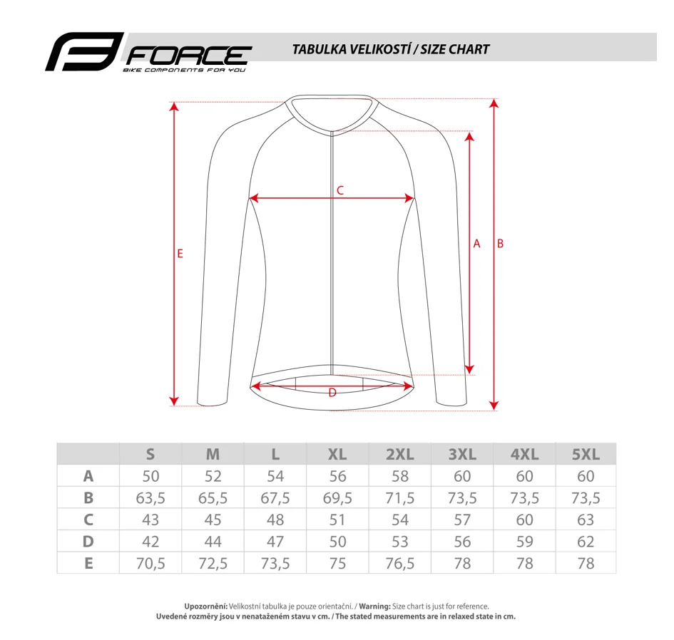 dres FORCE SWAY dl. rukáv, fluo