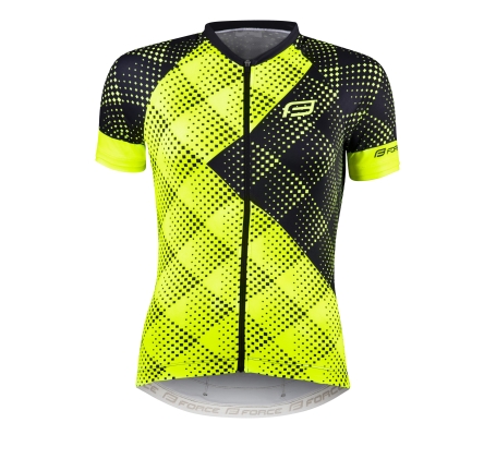 dres FORCE VISION LADY kr. rukáv, fluo