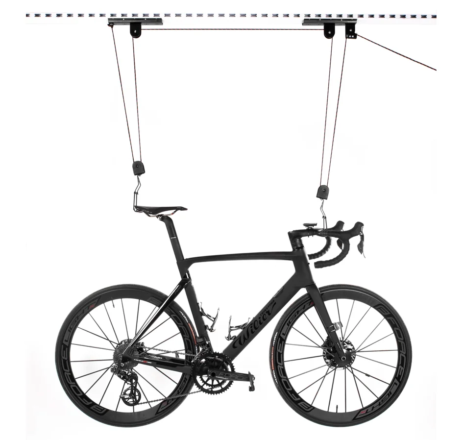 držák kola FORCE LIFTY na strop,černý