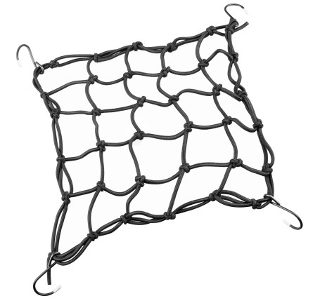 elastic straps "net", 25 x 25 cm, black