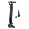 floor pump FORCE AIR TANK BOOSTER 18 bar, black