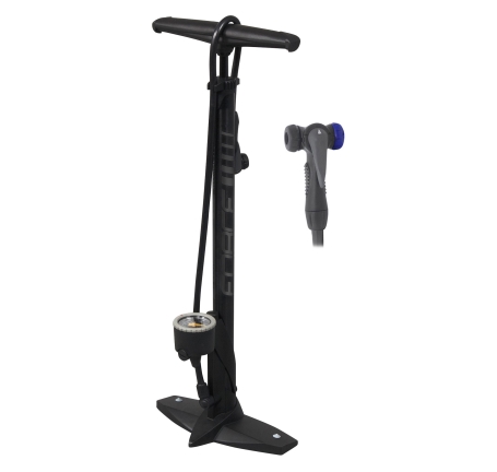 floor pump FORCE HOBBY Al 11 bar, black