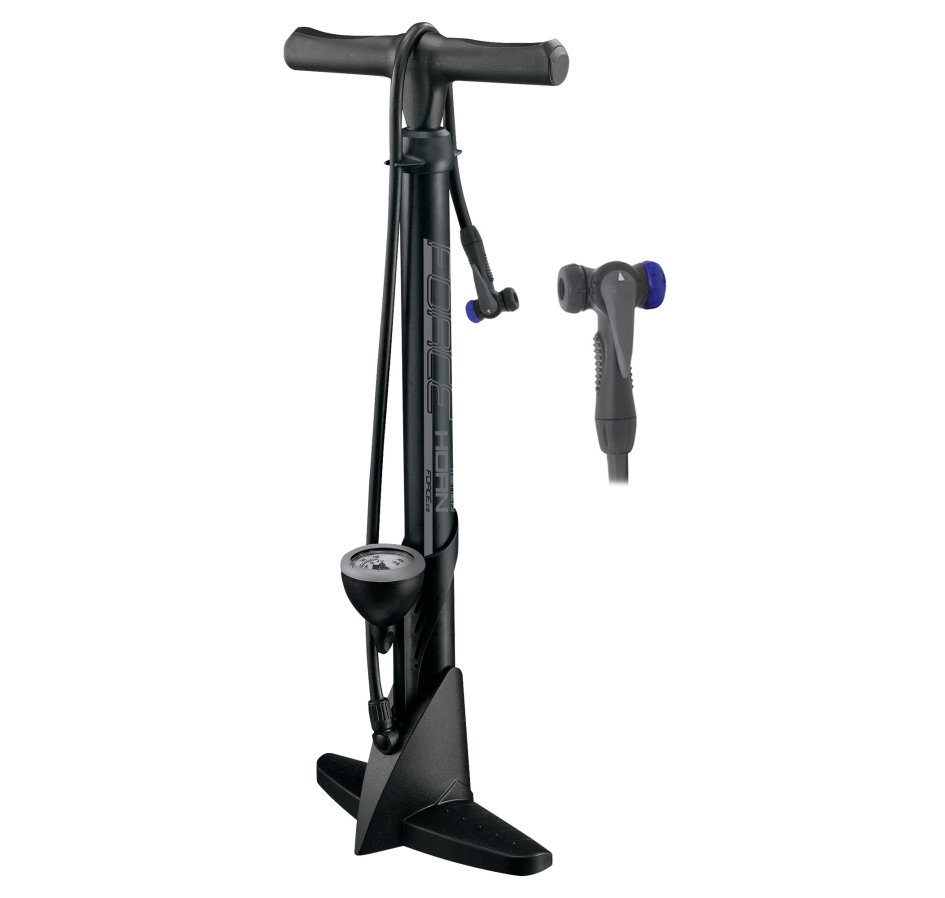 floor pump FORCE HORN plastic 11b black