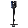floor pump FORCE MAGNA 2.0 alloy, 11 bar, black