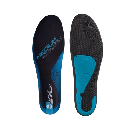 footbeds FORCE SHOCK MEDIUM, black-blue