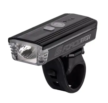 front light FORCE ALERT 350LM USB, black