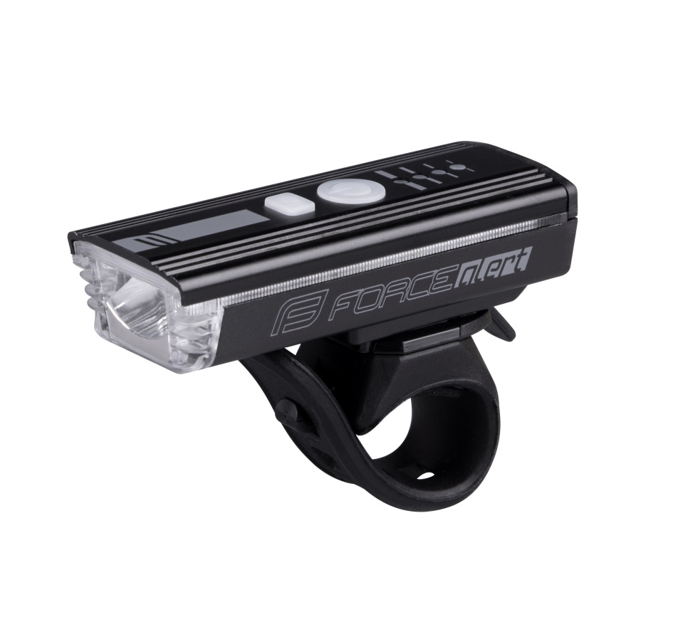 front light FORCE ALERT 350LM USB, black