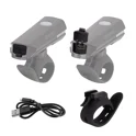 front light FORCE FLUX 200LM USB, black