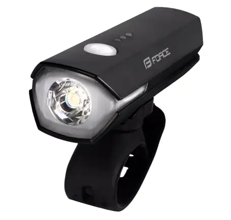 front light FORCE FLUX 550LM USB, black