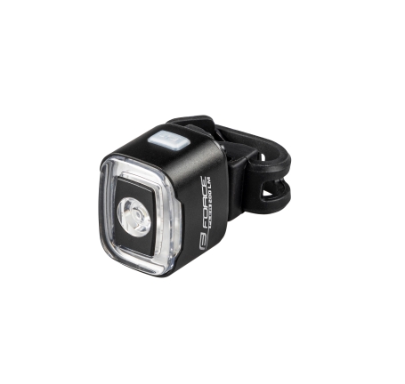 front/rear light FORCE FLEA 200LM USB, black