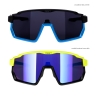 glasses F DRIFT 1x fluo+1x black,contrast+blk SET