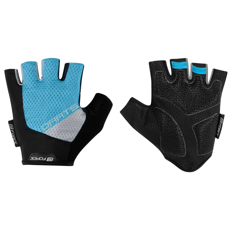 gloves F DARTS gel,w/o fastening,blue-grey