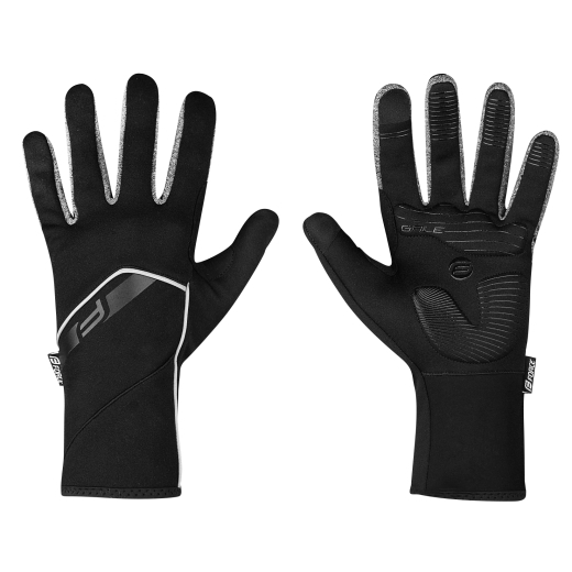 gloves F GALE softshell, spring-autumn, black