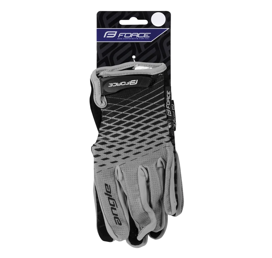 gloves F MTB ANGLE summer, grey-black