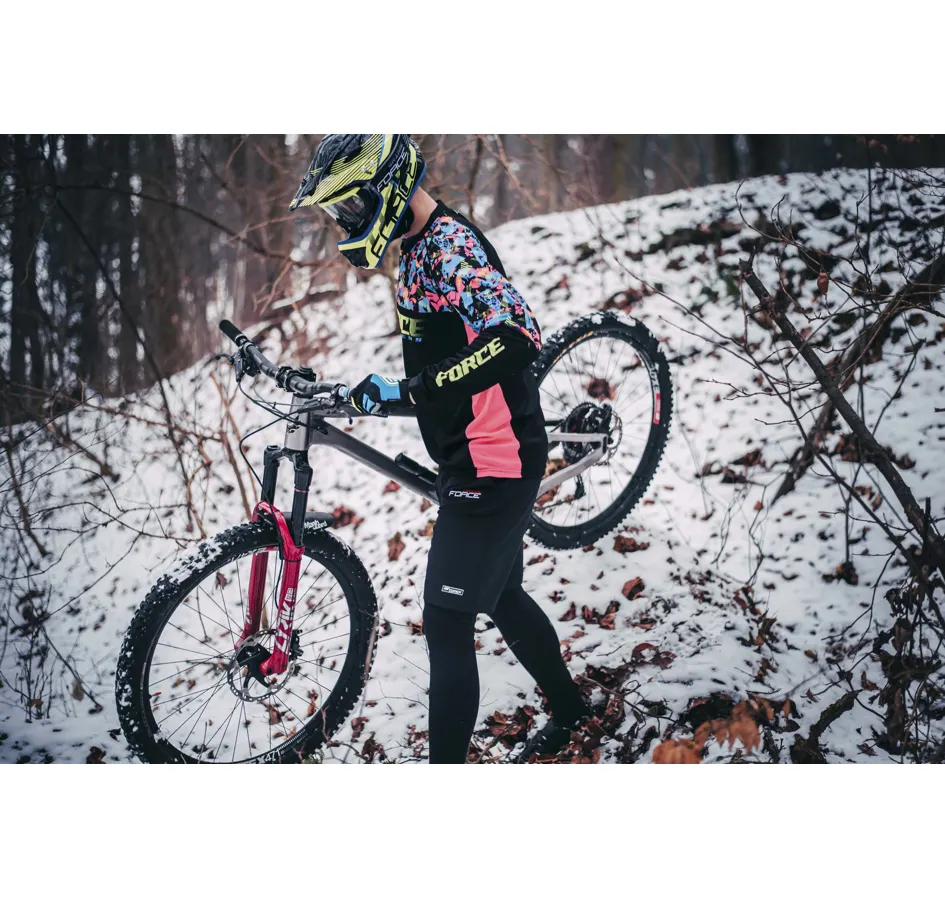 gloves F MTB AUTONOMY, black-blue 