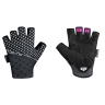 gloves F POINTS LADY w/o fastening, black-white M