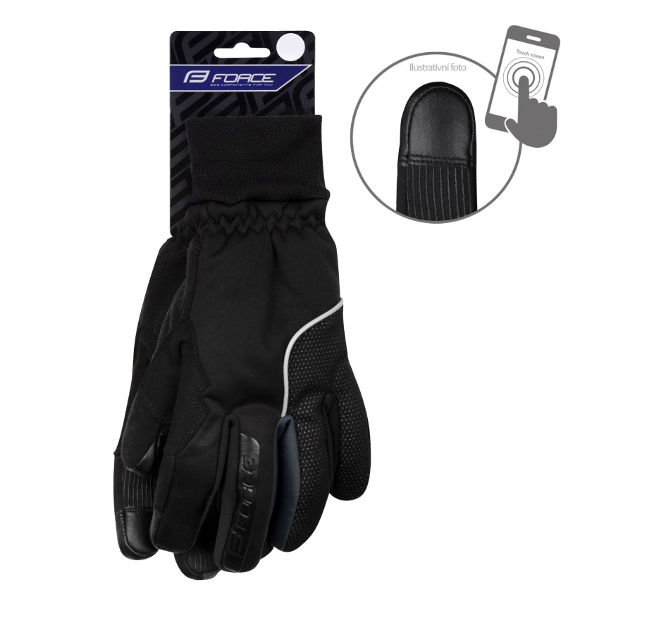 gloves FORCE ARCTIC PRO, black