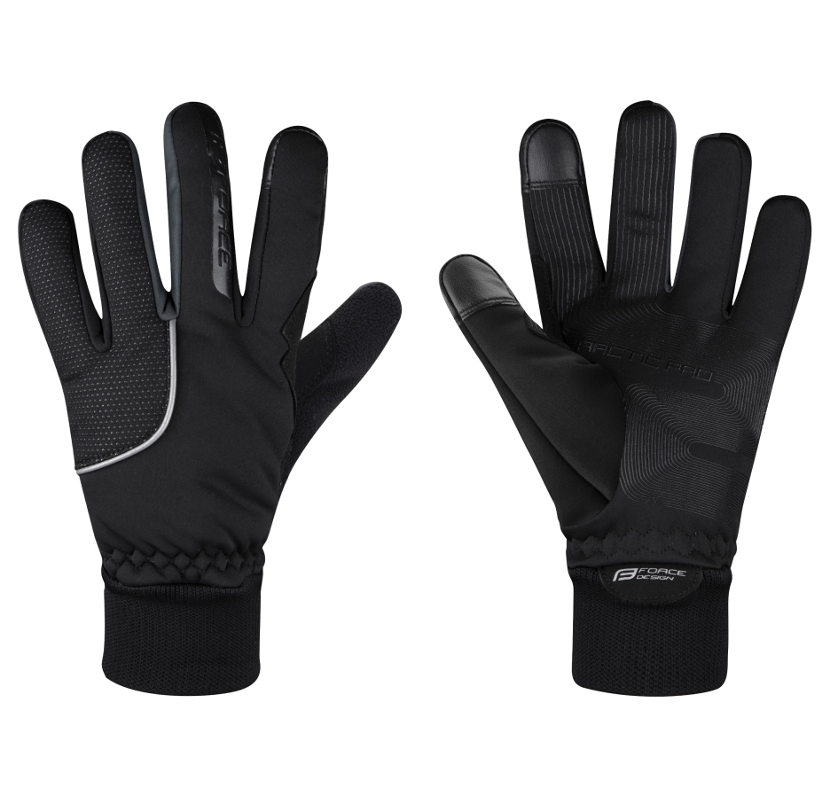 gloves FORCE ARCTIC PRO, black M