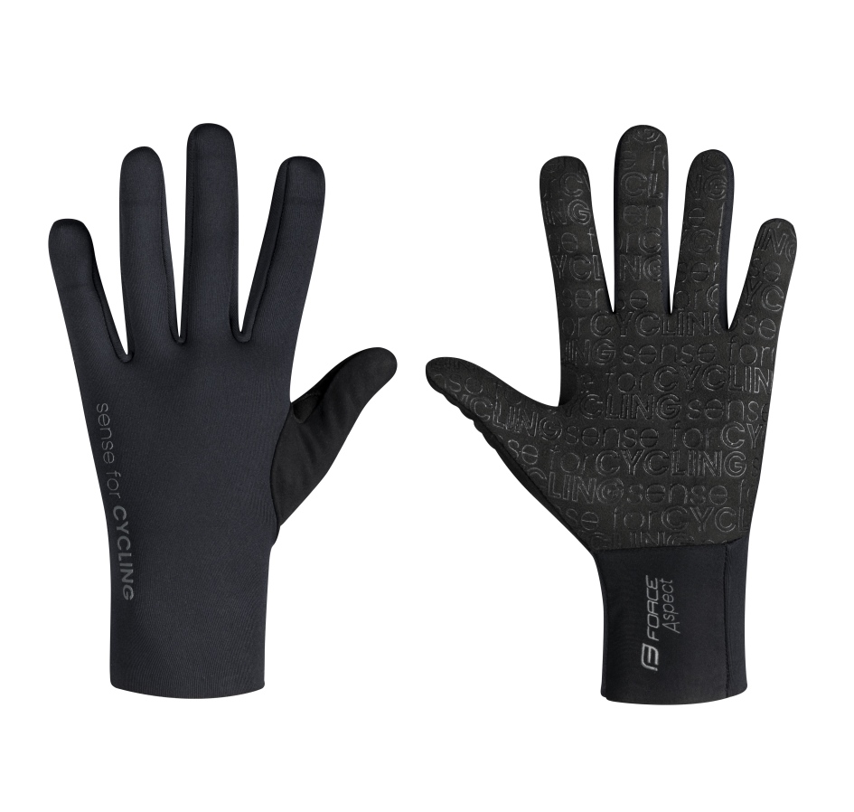gloves FORCE ASPECT neoprene, black XXL