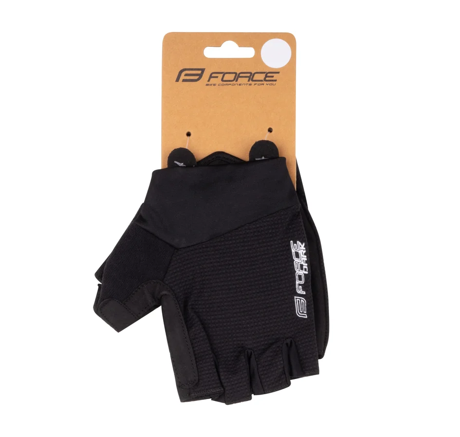 gloves FORCE DARK, black