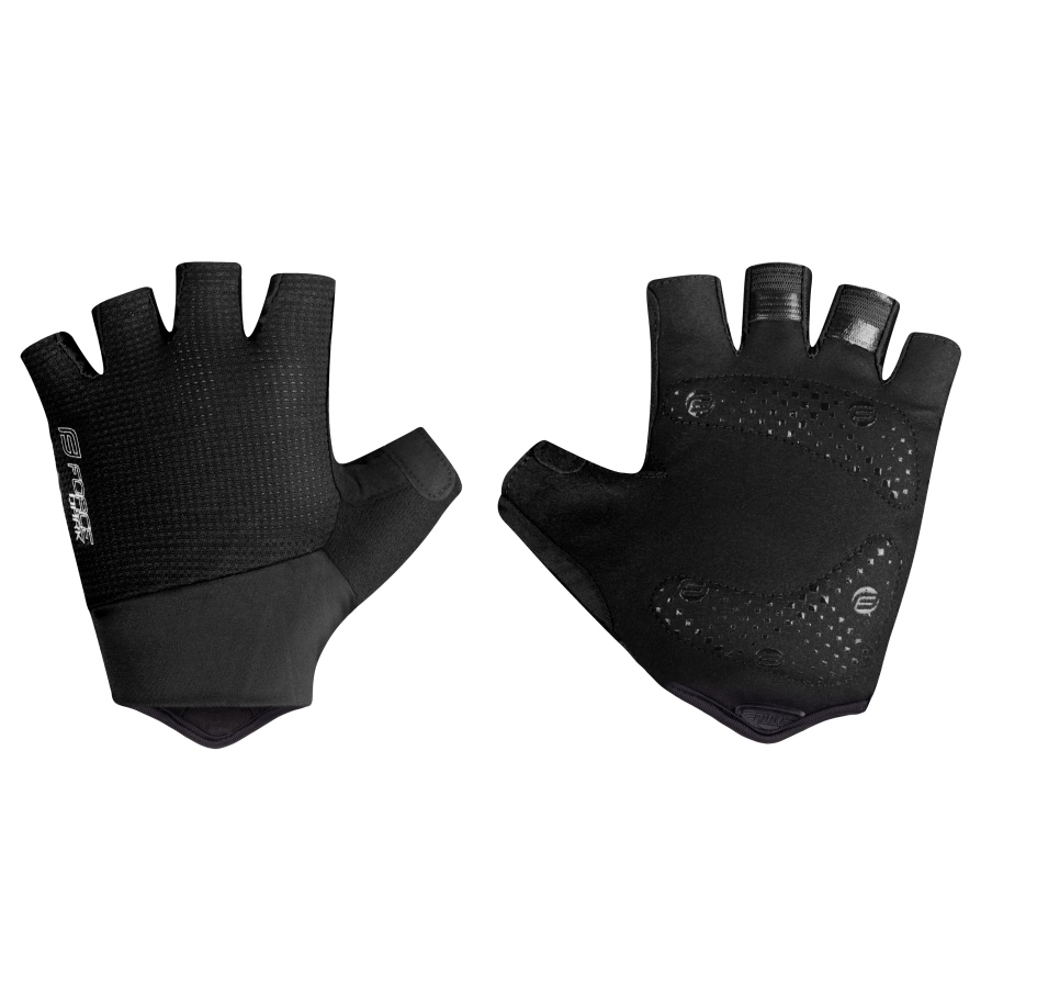 gloves FORCE DARK, black XS