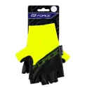 gloves FORCE EVEN w/o fastening, fluo-black