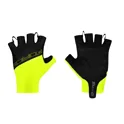 gloves FORCE EVEN w/o fastening, fluo-black
