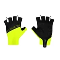 gloves FORCE EVEN w/o fastening, fluo-black M