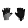 gloves FORCE EVEN w/o fastening, grey-black S