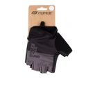 gloves FORCE FINE, black-grey