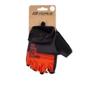 gloves FORCE FINE, black-red