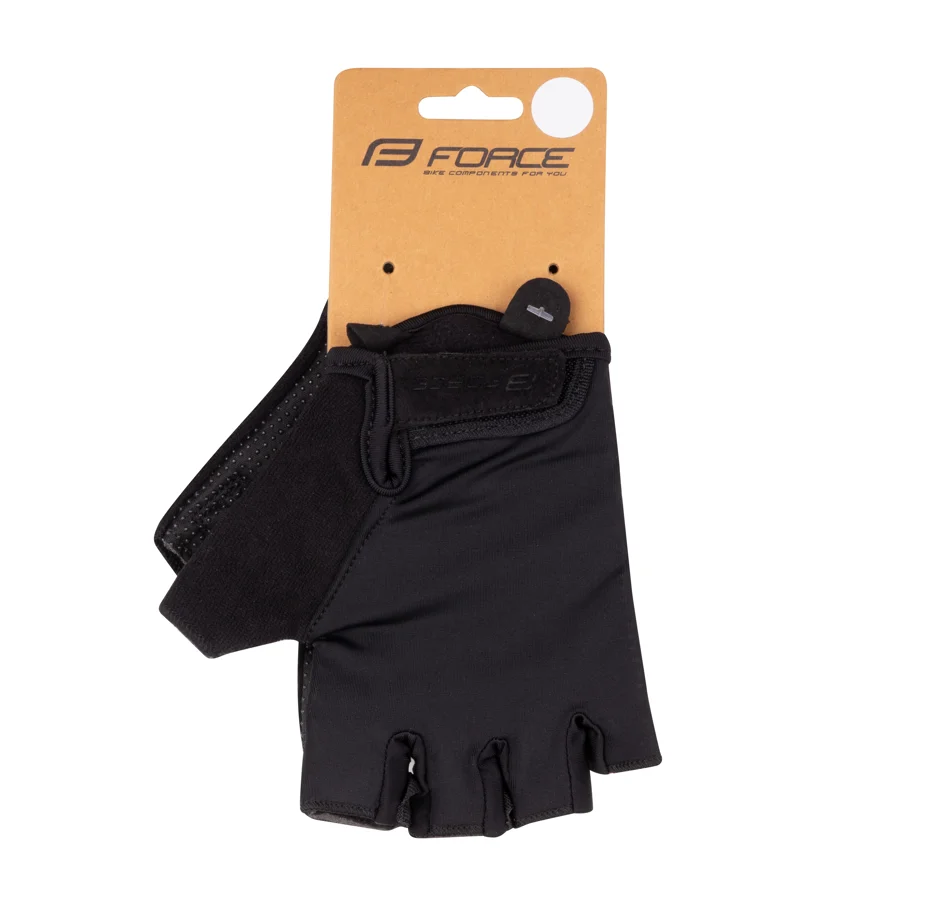 gloves FORCE FUN, black