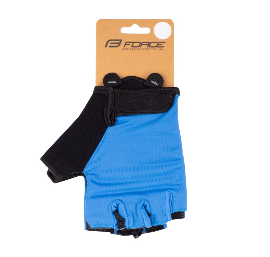 gloves FORCE FUN, blue