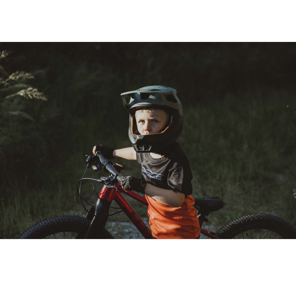 gloves FORCE FUN KID, black