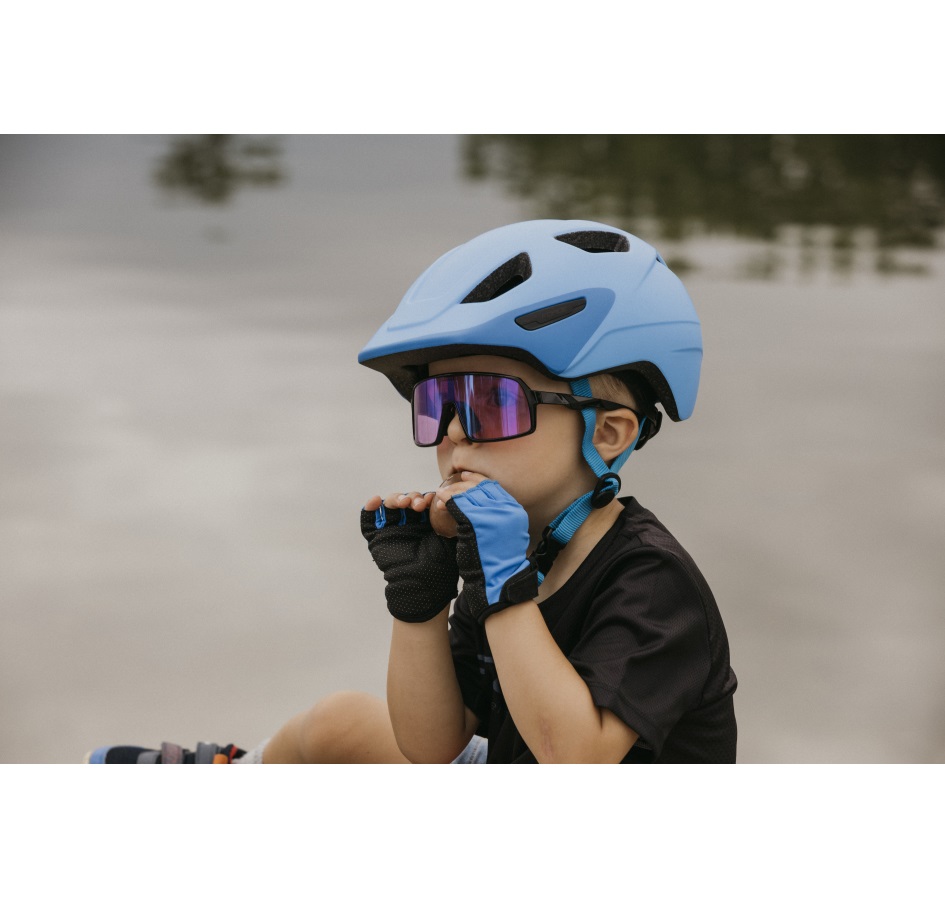 gloves FORCE FUN KID, blue