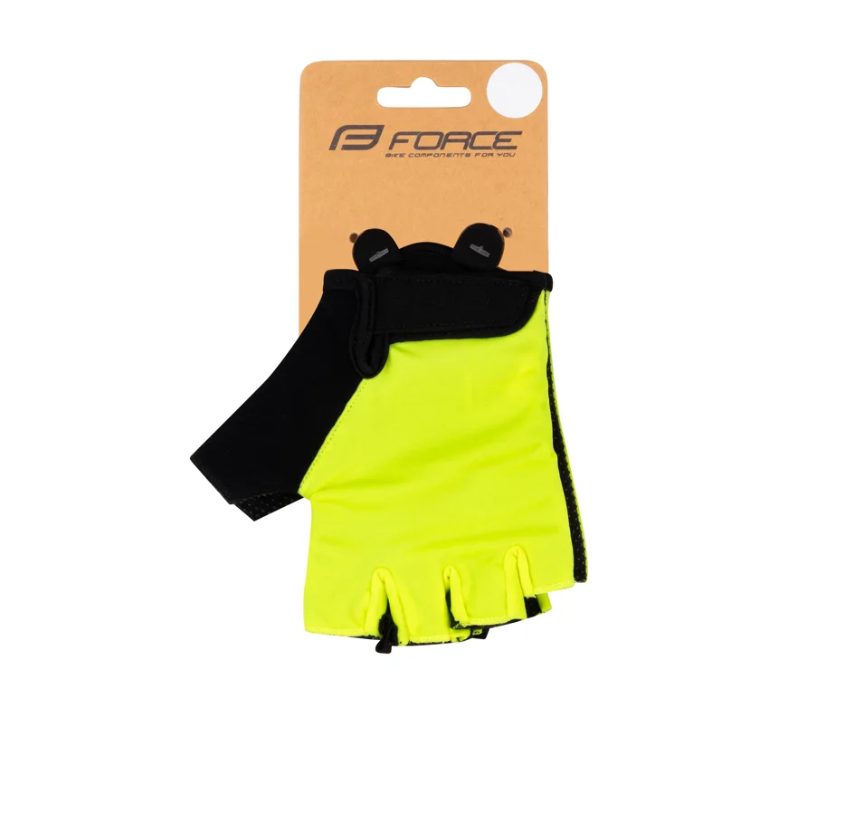 gloves FORCE FUN KID, fluo
