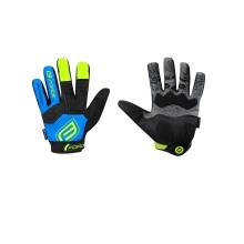 gloves FORCE KID MTB AUTONOMY, black-blue