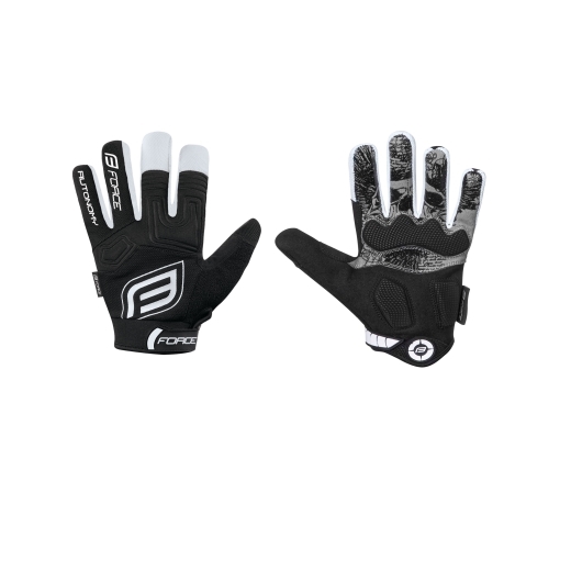 gloves FORCE KID MTB AUTONOMY, black