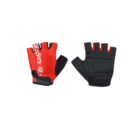 gloves FORCE KID, red 