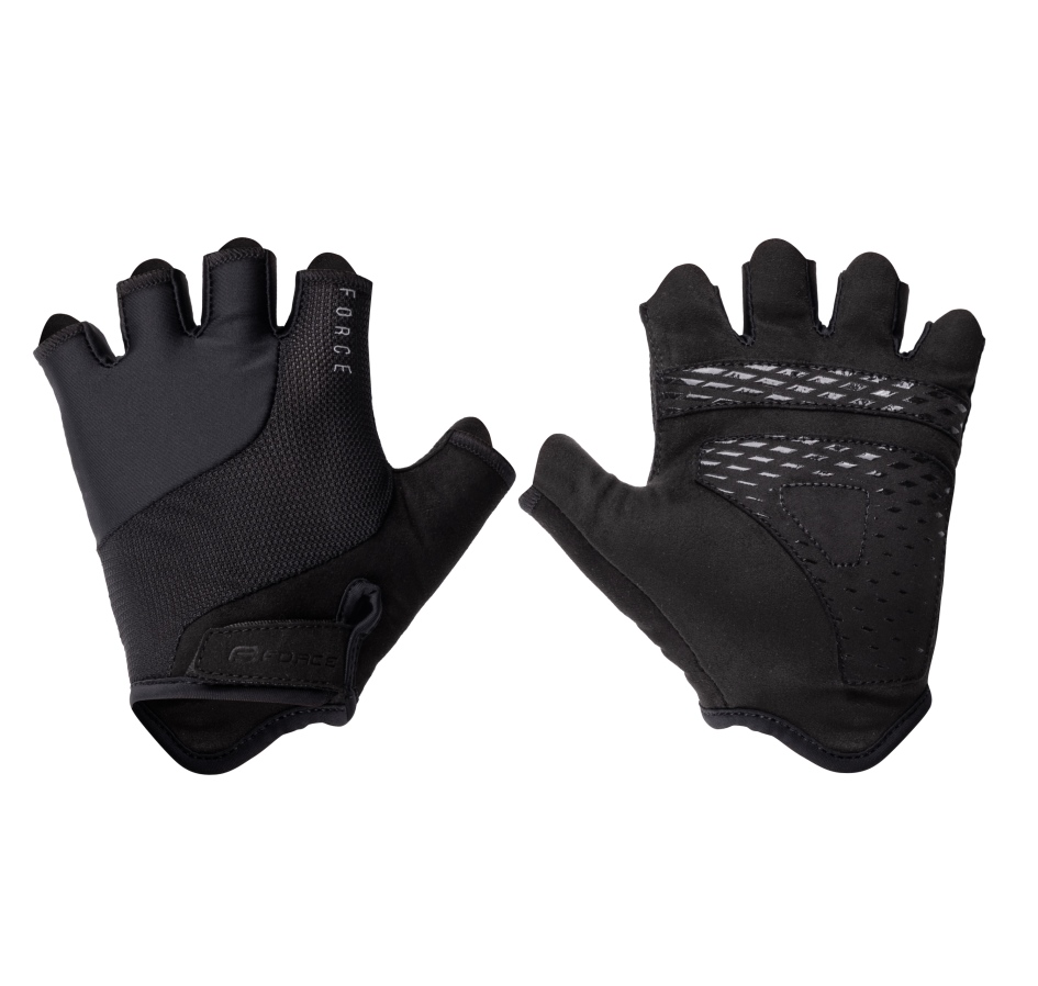 gloves FORCE LAND, black XXL