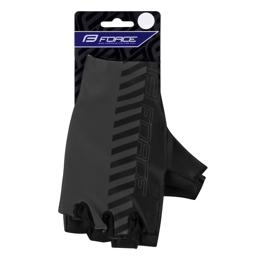 gloves FORCE LINE w/o fastening, grey-black