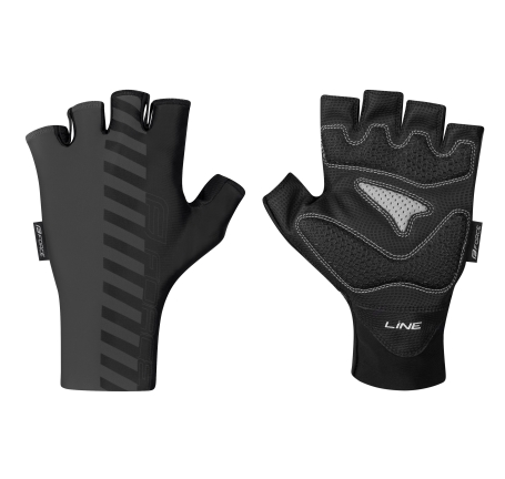 gloves FORCE LINE w/o fastening, grey-black