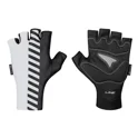 gloves FORCE LINE w/o fastening, white-black L