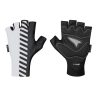 gloves FORCE LINE w/o fastening, white-black XL